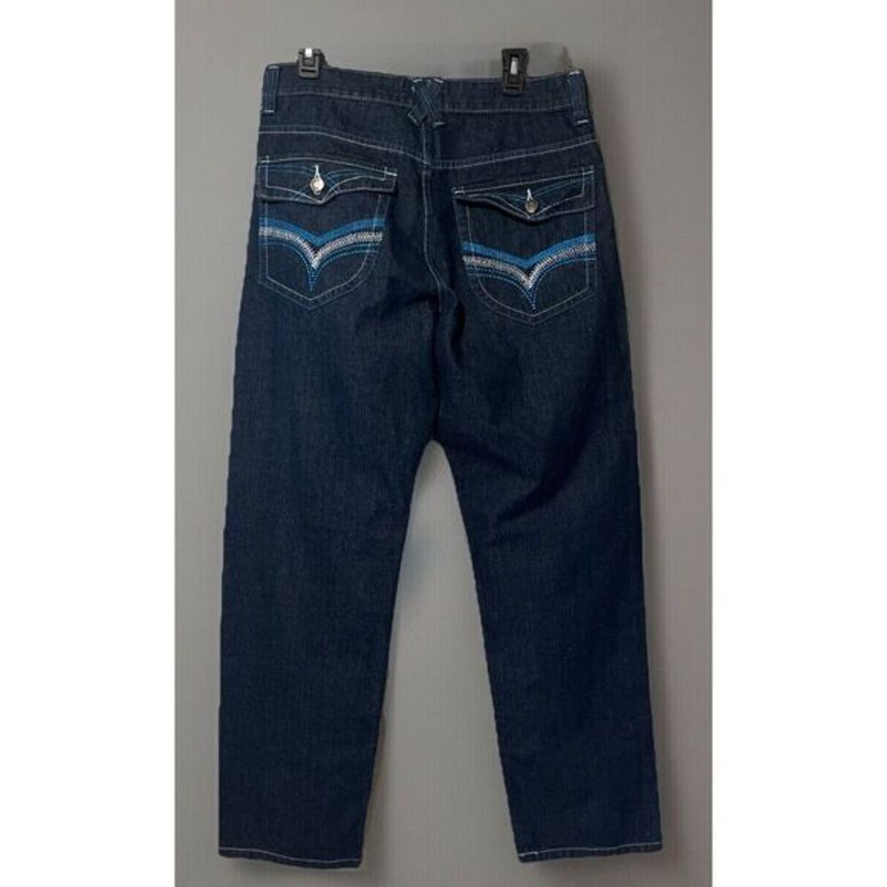 JINZU Jeans Baggy Mens 36x34 Y2K Hip Hop - Picture 2 of 6